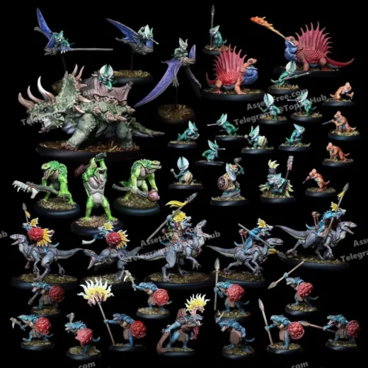 Warp miniatures 2025 06 07 the saurian host (cplt)