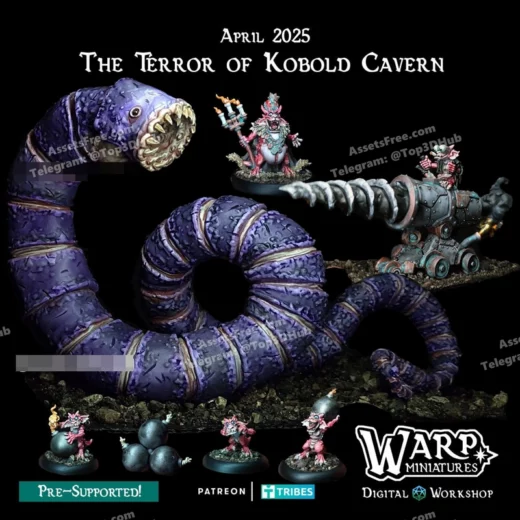 Warp miniatures terror of kobold cavern