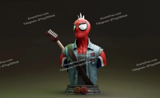 Wekster spiderpunk bust