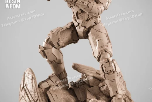 Wicked masterchief sculpture