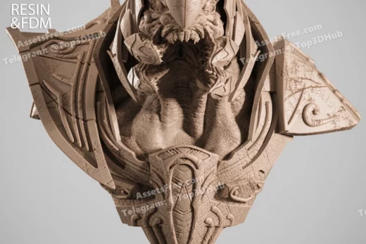 Wicked the arbiter portrait bust