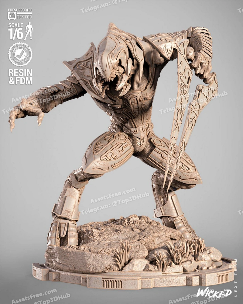 Wicked the arbiter sculpture