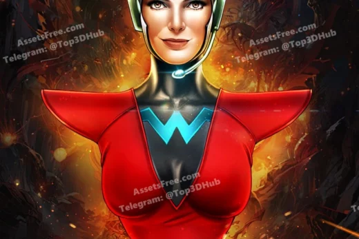 Wicked wasp portrait bust