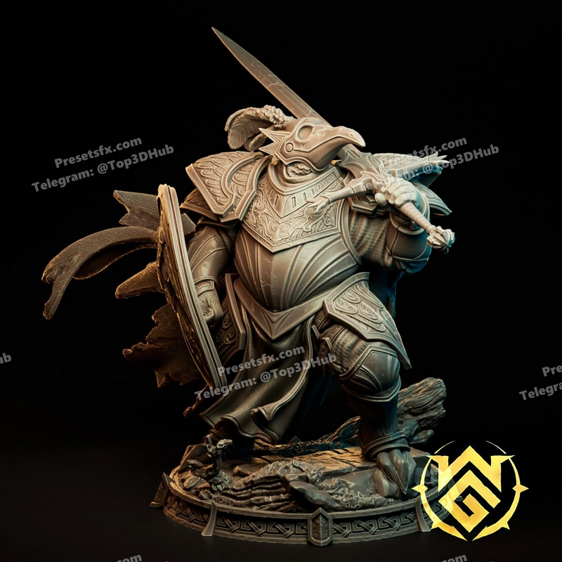 Witchguild – Crowknight – STL 3D Print Model | AssetsFree.com Witchguild crowknight