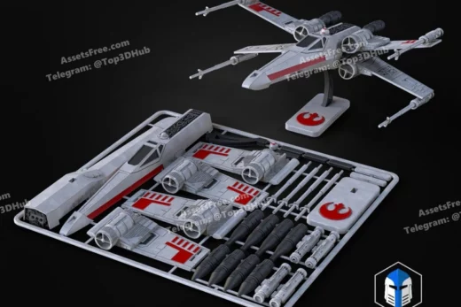 X wing kit card