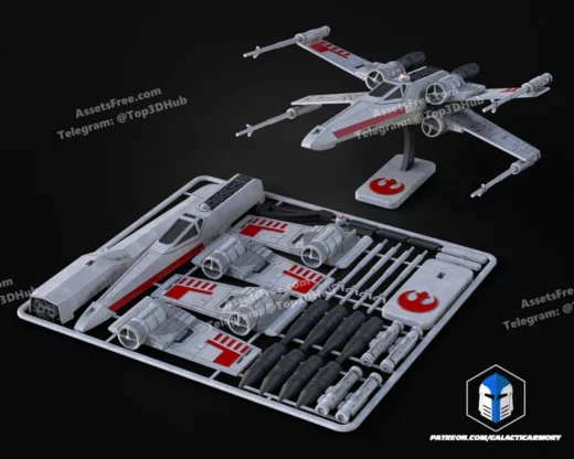 X wing kit card