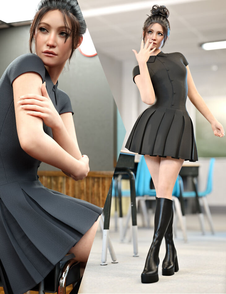 Z shy and modest pose mega set for genesis 9 and 8 female