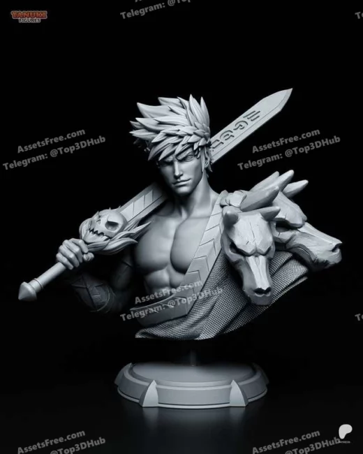 Zagreus bust tanukifigures