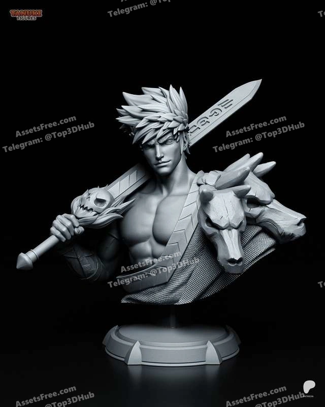 Zagreus bust tanukifigures