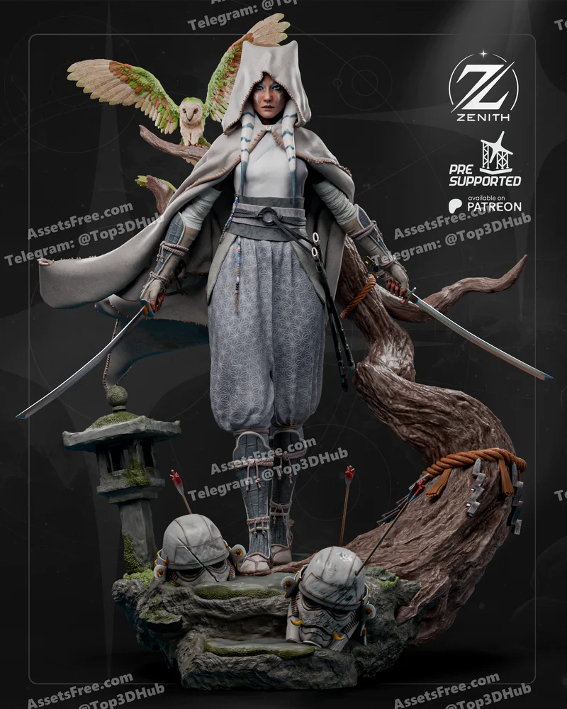 Zenith Studios – Samurai-Ahsoka – STL 3D Print Model | AssetsFree.com Zenith studios samurai ahsoka