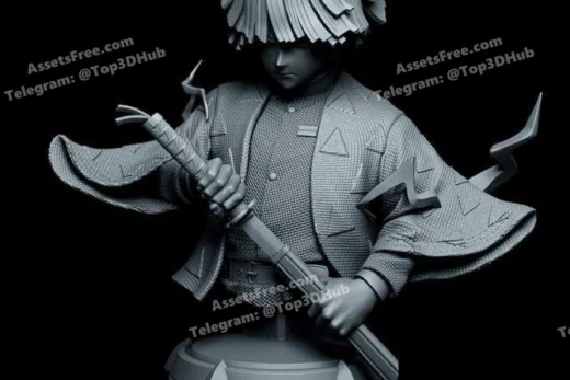 Zenitsu bust tanukifigures