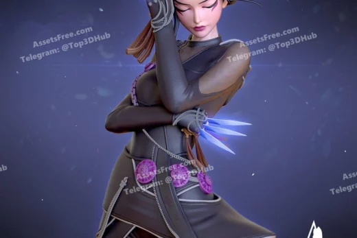 Zoey kpop demon hunter oxo3d figures