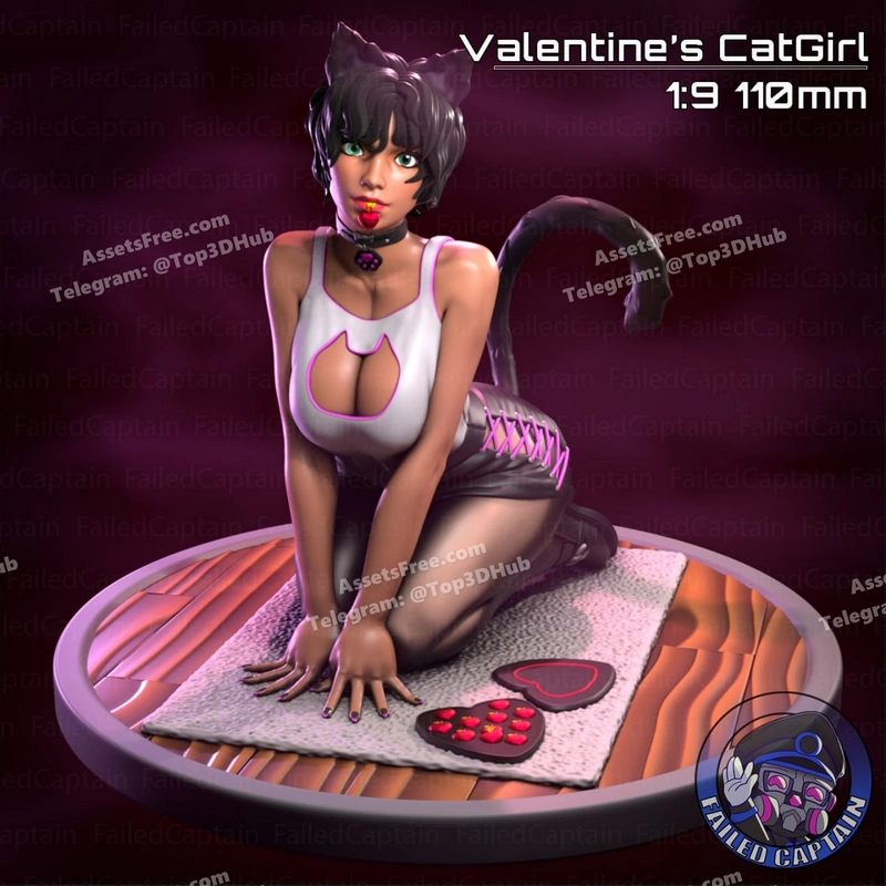 by FailedCaptain-ValentineCatGirl – STL 3D Print Model | AssetsFree.com By failedcaptain valentinecatgirl