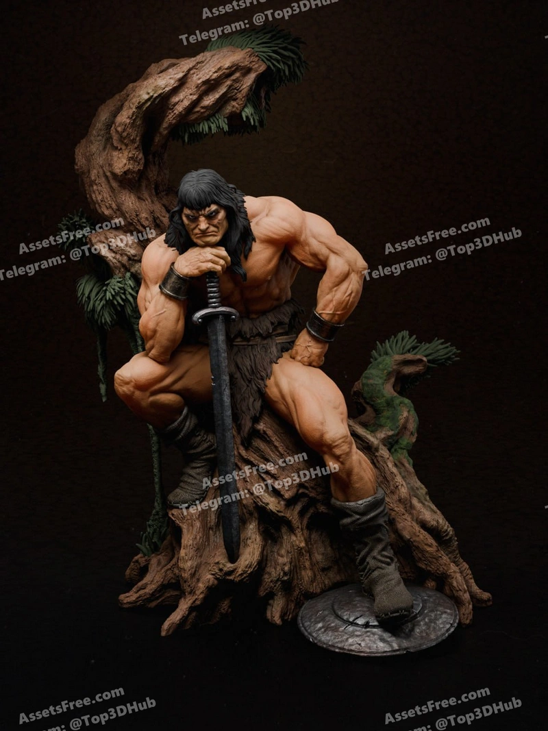 conan-the-barberian20250623-1-fv3ul6 – STL 3D Print Model | AssetsFree.com Conan the barberian20250623 1 fv3ul6