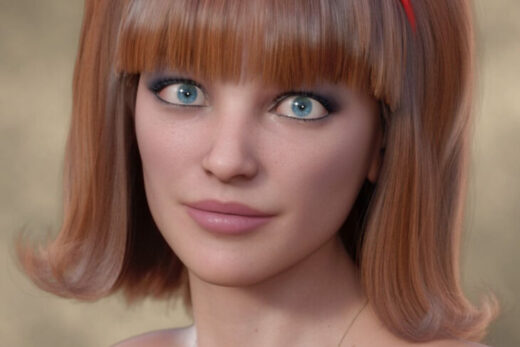 Dforce chelsea hair for genesis 8 and 8.1 females