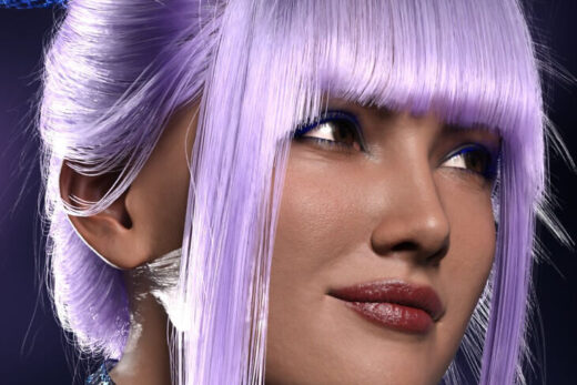 Dforce cyber attack hair for genesis 9