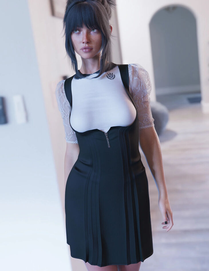 dForce Elite Emo Outfit for Genesis 9 – STL 3D Print Model | AssetsFree.com Dforce elite emo outfit for genesis 9