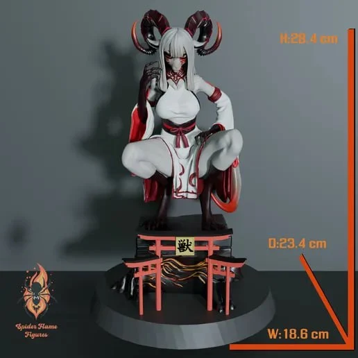 Miko baphomet monster girl