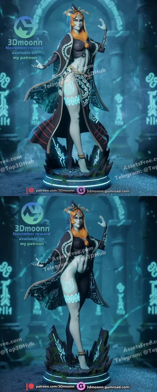 3DMOONN Midna Zelda Twilight Princess