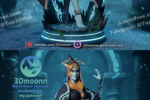 3DMOONN Midna Zelda Twilight Princess