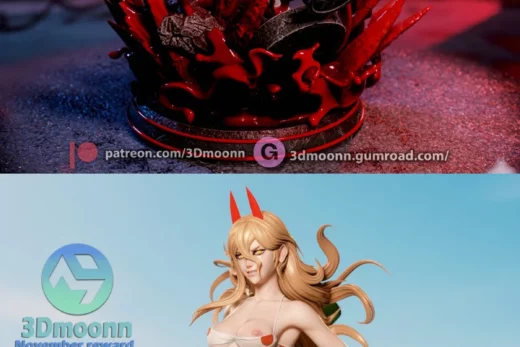 3Dmoonn Chainsaw Man Power