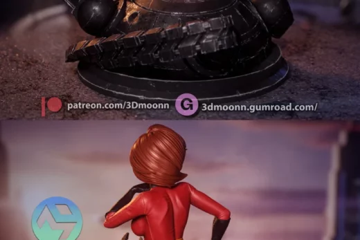 3Dmoonn Incredibles Elastigirl