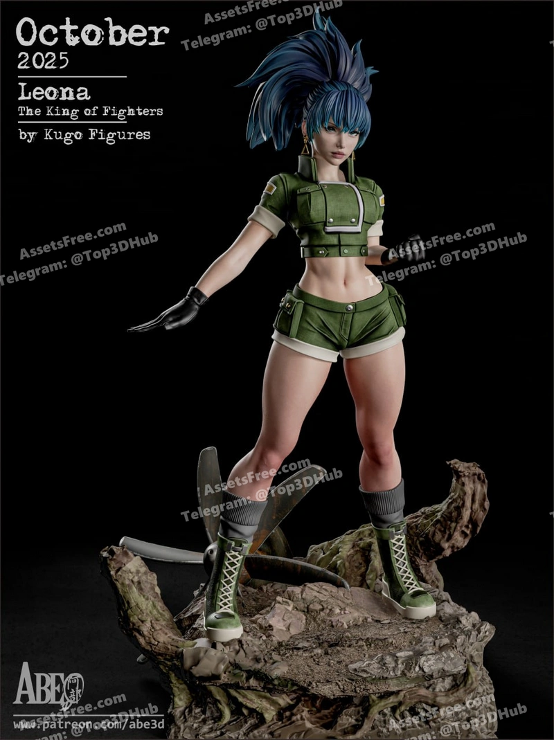 Abe3D – Leona Heidern – STL 3D Print Model | AssetsFree.com Abe3D Leona Heidern