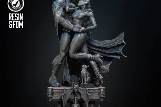 B3DSERK Batman and Catwoman