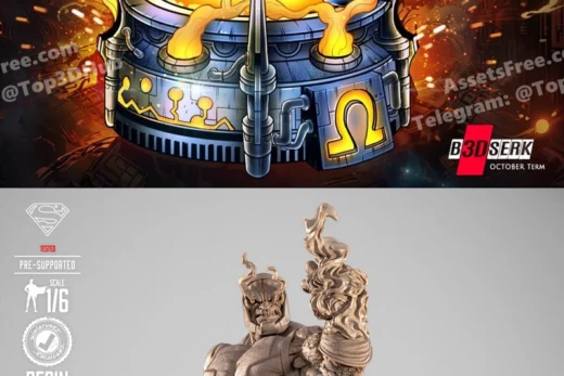 B3dserk darkseid sculpture