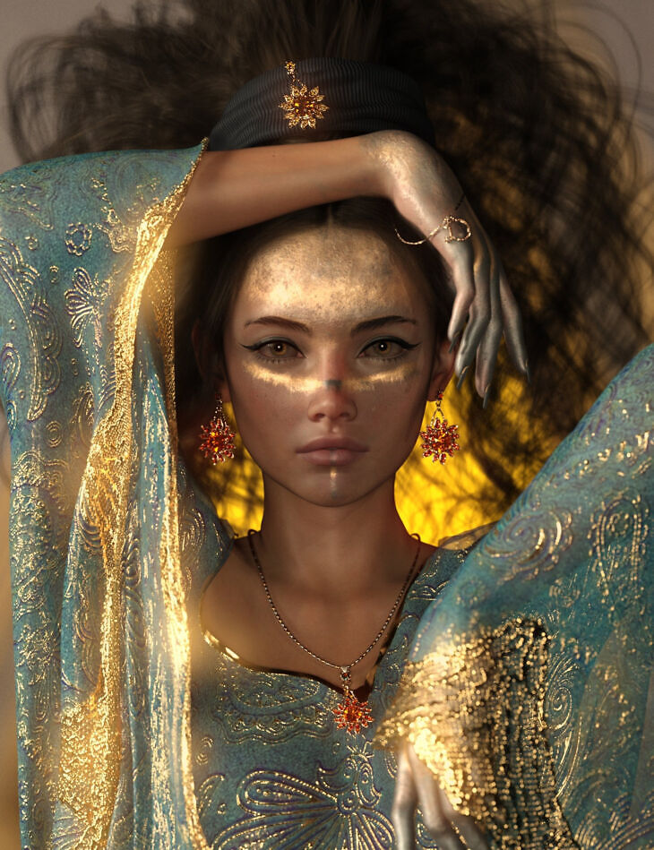 Bedazzled Earrings for Genesis