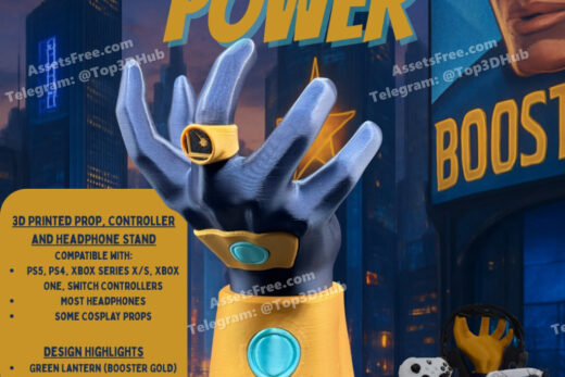 Booster gold hands of power mas fuego 3d productions oct 2025