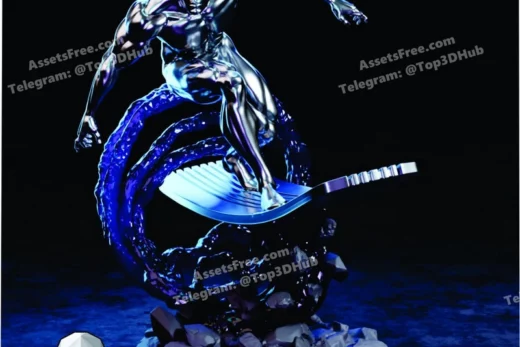 BrunoArt3D Silver Surfer