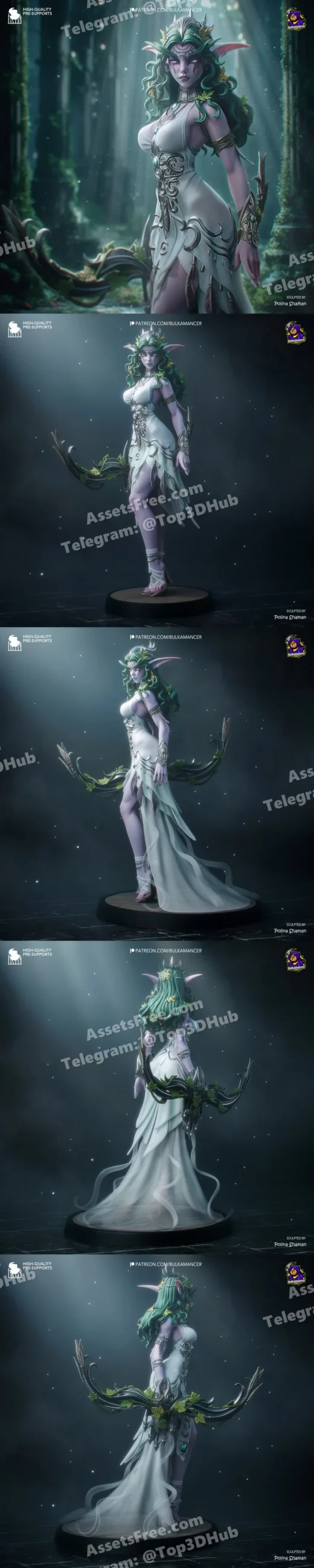 Bulkamancer Sculpts Tyrande Whisperwind