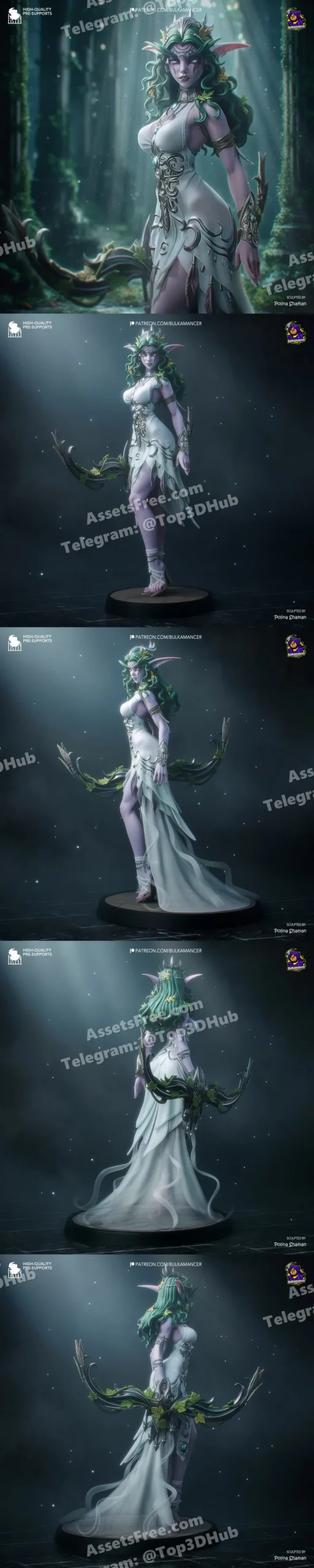 Bulkamancer Sculpts Tyrande Whisperwind