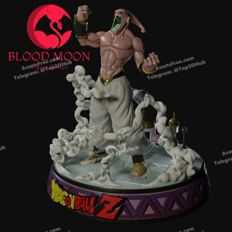 Buu Blood Moon – STL 3D Print Model | AssetsFree.com Buu Blood Moon