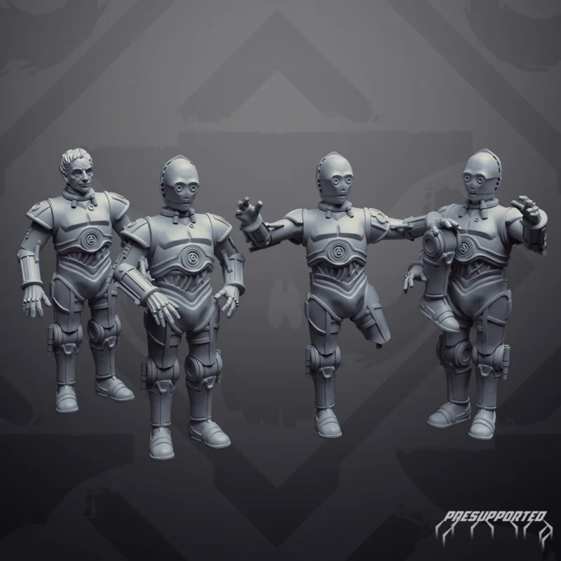 C-3PO – SF184 – STL 3D Print Model | AssetsFree.com C 3PO SF184