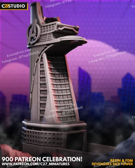 C27 900 Patreon Reward Revengers Dice Tower