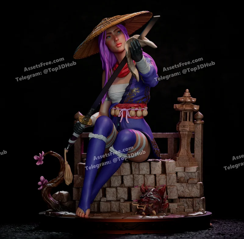 CA 3D Studios – Psylocke – STL 3D Print Model | AssetsFree.com CA 3D Studios Psylocke