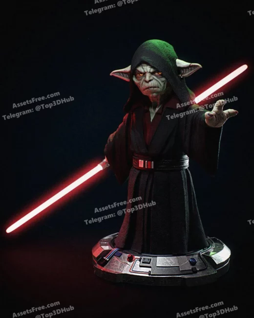 CA3D Dark yoda