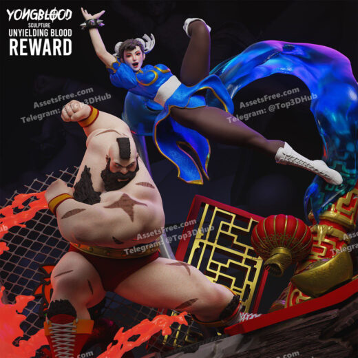 Chun li vs zangief street fighter