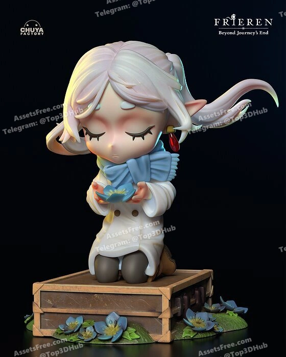Chuya Factory – Frieren Chibi – STL 3D Print Model | AssetsFree.com Chuya Factory Frieren Chibi