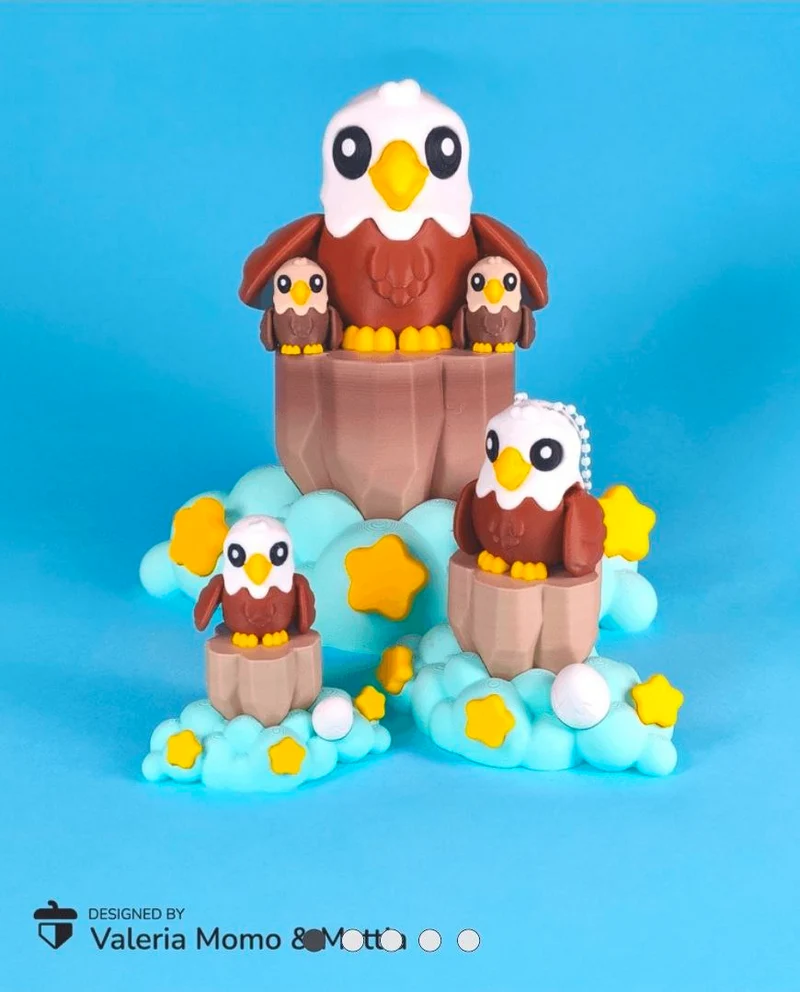 Cloud & Rock + Cute Flexi Eagle