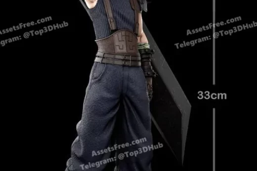 Cloud Strife Kaidan3D