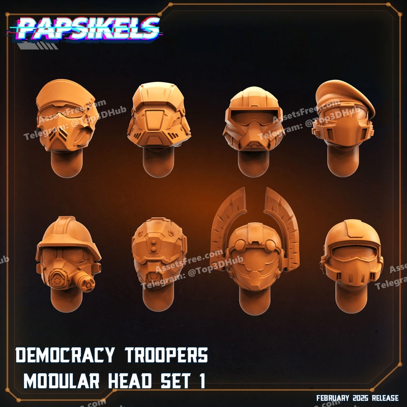 DEMOCRACY TROOPERS MODULAR HEAD SET
