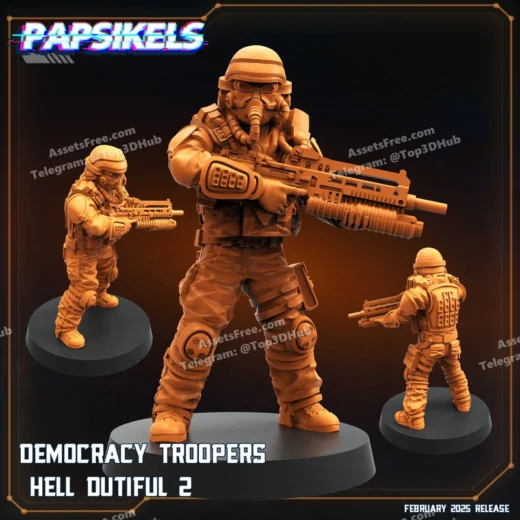 DEMOCRACY TROOPER HELL DUTIFUL