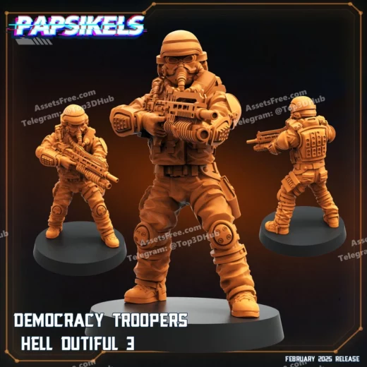 DEMOCRACY TROOPER HELL DUTIFUL