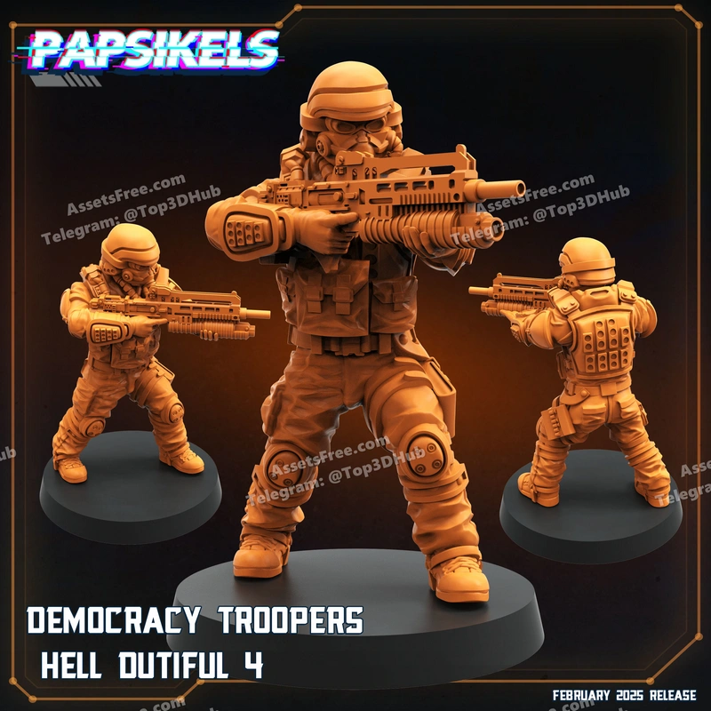 DEMOCRACY TROOPER HELL DUTIFUL