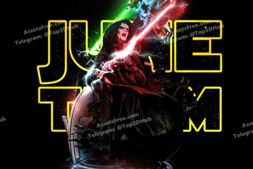 Darth Sidious Vs Yoda Star Wars 3D Modes 32 cm 28 parts