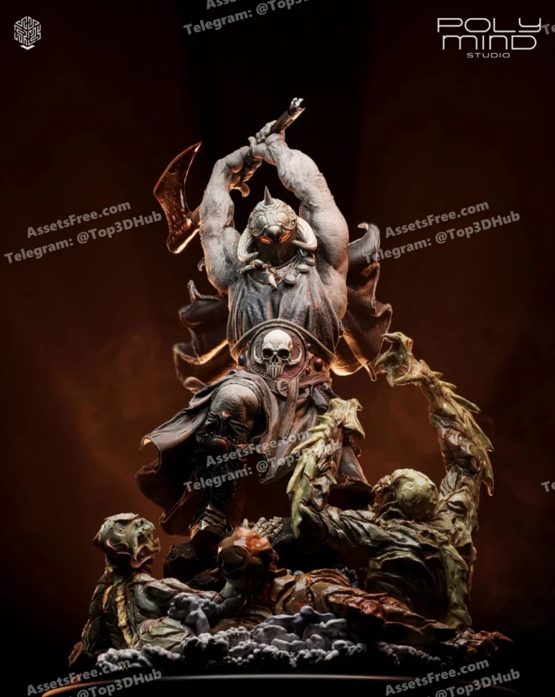 Death_dealer – STL 3D Print Model | AssetsFree.com Death dealer