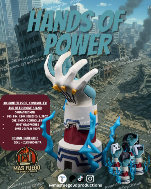 Deku hands of power mas fuego 3d productions oct 2025